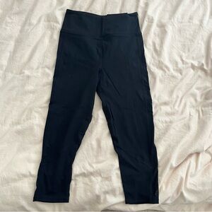 COTTON ON Black Crop Laser Cut Leggings